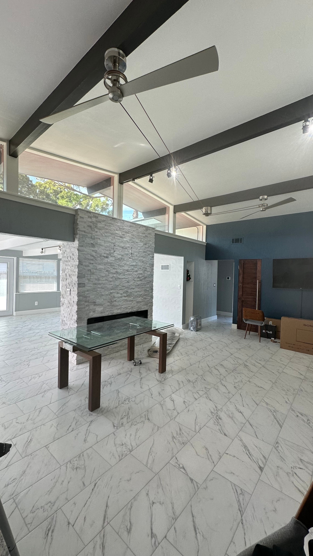 Great Room before the flood